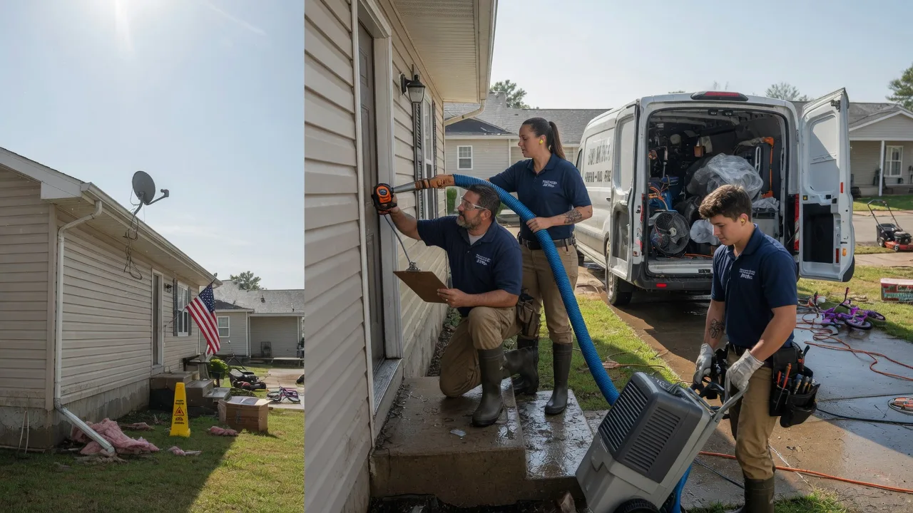 Ceiling Water Damage Restoration in Koshkonong, MO near me